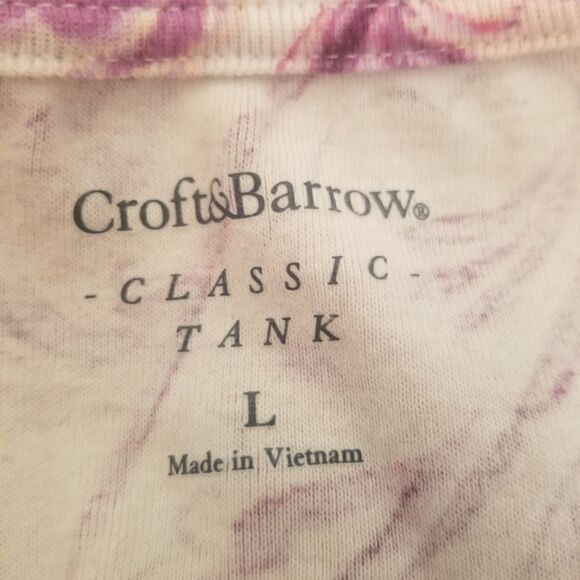 Croft and BARROW Classic Tank Top. Size L. - Picture 3 of 5